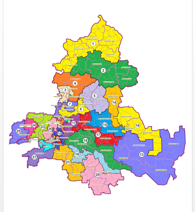 Утверждена новая схема одномандатных округов по выборам ЗСРО